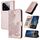 Per Xiaomi 14 Pro Datura Custodia per cellulare in pelle con motivo floreale in rilievo (oro rosa) Per Xiaomi 14 Pro Datura Custodia per cellulare in pelle con motivo floreale in rilievo (oro rosa)