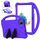 Per Blackview Osal Pad 15 2023 10.36 Custodia per tablet antiurto EVA con supporto (viola) Per Blackview Osal Pad 15 2023 10.36 Custodia per tablet antiurto EVA con supporto (viola)