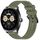 Per Huawei Watch Buds cinturino in silicone strutturato in tinta unita da 22 mm (verde) Per Huawei Watch Buds cinturino in silicone strutturato in tinta unita da 22 mm (verde)