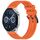 Per Huawei Watch GT3 46mm 22mm cinturino in silicone strutturato in tinta unita (arancione) Per Huawei Watch GT3 46mm 22mm cinturino in silicone strutturato in tinta unita (arancione)