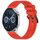 Per Huawei Watch GT3 46mm 22mm cinturino in silicone strutturato in tinta unita (rosso) Per Huawei Watch GT3 46mm 22mm cinturino in silicone strutturato in tinta unita (rosso)