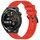 Per Huawei Watch GT Runner cinturino in silicone strutturato in tinta unita da 22 mm (rosso) Per Huawei Watch GT Runner cinturino in silicone strutturato in tinta unita da 22 mm (rosso)