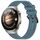 Per Huawei Watch 4 cinturino in silicone strutturato in tinta unita da 22 mm (ciano roccia) Per Huawei Watch 4 cinturino in silicone strutturato in tinta unita da 22 mm (ciano roccia)