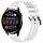 Per Huawei Watch 3 cinturino in silicone strutturato in tinta unita da 22 mm (bianco) Per Huawei Watch 3 cinturino in silicone strutturato in tinta unita da 22 mm (bianco)