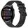 Per Huawei Watch 3 cinturino in silicone strutturato in tinta unita da 22 mm (nero) Per Huawei Watch 3 cinturino in silicone strutturato in tinta unita da 22 mm (nero)