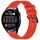 Per Huawei Watch 3 cinturino in silicone strutturato in tinta unita da 22 mm (rosso) Per Huawei Watch 3 cinturino in silicone strutturato in tinta unita da 22 mm (rosso)