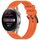 Per Huawei Watch 3 Pro Nuovo cinturino in silicone strutturato in tinta unita da 22 mm (arancione) Per Huawei Watch 3 Pro Nuovo cinturino in silicone strutturato in tinta unita da 22 mm (arancione)