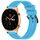 Per Honor Watch GS 3 22mm cinturino in silicone strutturato in tinta unita (blu cielo) Per Honor Watch GS 3 22mm cinturino in silicone strutturato in tinta unita (blu cielo)