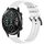 Per Honor Magic Watch 2 46mm 22mm Cinturino in silicone strutturato in tinta unita (bianco) Per Honor Magic Watch 2 46mm 22mm Cinturino in silicone strutturato in tinta unita (bianco)