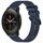 Per Xiaomi MI Watch S1 Pro 22mm cinturino in silicone strutturato in tinta unita (blu notte) Per Xiaomi MI Watch S1 Pro 22mm cinturino in silicone strutturato in tinta unita (blu notte)