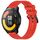 Per Xiaomi Watch S1 Active 22mm cinturino in silicone strutturato in tinta unita (rosso) Per Xiaomi Watch S1 Active 22mm cinturino in silicone strutturato in tinta unita (rosso)