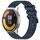 Per Xiaomi MI Watch Color 2 Cinturino in silicone strutturato in tinta unita da 22 mm (blu notte) Per Xiaomi MI Watch Color 2 Cinturino in silicone strutturato in tinta unita da 22 mm (blu notte)