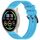 Per Xiaomi MI Watch Sport 22mm cinturino in silicone strutturato in tinta unita (blu cielo) Per Xiaomi MI Watch Sport 22mm cinturino in silicone strutturato in tinta unita (blu cielo)