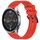 Per Xiaomi MI Watch Color 22mm cinturino in silicone strutturato in tinta unita (rosso) Per Xiaomi MI Watch Color 22mm cinturino in silicone strutturato in tinta unita (rosso)