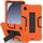 Per Samsung Galaxy Tab A9 X115 Custodia per tablet PC ibrida in silicone robot con colore a contrasto con supporto (arancione nero) Per Samsung Galaxy Tab A9 X115 Custodia per tablet PC ibrida in silicone robot con colore a contrasto con supporto (arancione nero)
