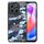 Custodia per telefono posteriore in pelle mimetica retrò per Honor X6a (blu) Custodia per telefono posteriore in pelle mimetica retrò per Honor X6a (blu)