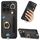 Per Xiaomi 14 Pro Custodia per telefono con sacchetto per carte ad anello retro skin-feel con anello per appendere (nero) Per Xiaomi 14 Pro Custodia per telefono con sacchetto per carte ad anello retro skin-feel con anello per appendere (nero)