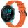 Per cinturino per orologio Garmin Forerunner 265 da 22 mm in silicone strutturato in tinta unita (arancione) Per cinturino per orologio Garmin Forerunner 265 da 22 mm in silicone strutturato in tinta unita (arancione)