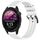 Per cinturino per orologio Garmin Forerunner 255 da 22 mm in silicone strutturato in tinta unita (bianco) Per cinturino per orologio Garmin Forerunner 255 da 22 mm in silicone strutturato in tinta unita (bianco)