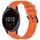 Per cinturino per orologio Garmin Vivoactive 4 da 22 mm in silicone strutturato in tinta unita (arancione) Per cinturino per orologio Garmin Vivoactive 4 da 22 mm in silicone strutturato in tinta unita (arancione)