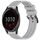 Per cinturino per orologio Garmin Vivoactive 4 da 22 mm in silicone strutturato in tinta unita (grigio) Per cinturino per orologio Garmin Vivoactive 4 da 22 mm in silicone strutturato in tinta unita (grigio)