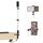 Supporto per foto da soffitto con clip a C per telefono cellulare con tubo in alluminio per streaming live, asta telescopica, dimensioni: staffa + clip per telefono (grigio argento) Supporto per foto da soffitto con clip a C per telefono cellulare con tubo in alluminio per streaming live, asta telescopica, dimensioni: staffa + clip per telefono (grigio argento)