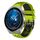 Per Huawei Watch GT3 Pro 46mm 22mm Cinturino in silicone traspirante bicolore (lime + nero) Per Huawei Watch GT3 Pro 46mm 22mm Cinturino in silicone traspirante bicolore (lime + nero)