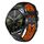 Per Huawei Watch GT3 46mm 22mm Cinturino in silicone traspirante bicolore (nero + arancione) Per Huawei Watch GT3 46mm 22mm Cinturino in silicone traspirante bicolore (nero + arancione)
