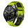 Per Huawei Watch GT3 46mm 22mm Cinturino in silicone traspirante bicolore (lime + nero) Per Huawei Watch GT3 46mm 22mm Cinturino in silicone traspirante bicolore (lime + nero)
