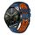 Per Huawei Watch GT3 46mm 22mm Cinturino in silicone traspirante bicolore (blu notte + arancione) Per Huawei Watch GT3 46mm 22mm Cinturino in silicone traspirante bicolore (blu notte + arancione)