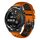 Per Huawei Watch GT Runner 22mm Cinturino in silicone traspirante bicolore (arancione + nero) Per Huawei Watch GT Runner 22mm Cinturino in silicone traspirante bicolore (arancione + nero)