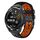 Per Huawei Watch GT Runner 22mm Cinturino in silicone traspirante bicolore (nero + arancione) Per Huawei Watch GT Runner 22mm Cinturino in silicone traspirante bicolore (nero + arancione)