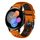 Per Huawei Watch 3 Cinturino in silicone traspirante bicolore da 22 mm (arancione + nero) Per Huawei Watch 3 Cinturino in silicone traspirante bicolore da 22 mm (arancione + nero)