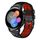 Per Huawei Watch 3 Cinturino in silicone traspirante bicolore da 22 mm (nero + rosso) Per Huawei Watch 3 Cinturino in silicone traspirante bicolore da 22 mm (nero + rosso)