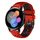 Per Huawei Watch 3 Cinturino in silicone traspirante bicolore da 22 mm (rosso + nero) Per Huawei Watch 3 Cinturino in silicone traspirante bicolore da 22 mm (rosso + nero)