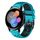 Per Huawei Watch 3 Cinturino in silicone traspirante bicolore da 22 mm (azzurro + nero) Per Huawei Watch 3 Cinturino in silicone traspirante bicolore da 22 mm (azzurro + nero)