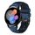 Per Huawei Watch 3 Cinturino in silicone traspirante bicolore da 22 mm (blu notte + nero) Per Huawei Watch 3 Cinturino in silicone traspirante bicolore da 22 mm (blu notte + nero)