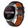Per Huawei Watch 3 Pro 22mm Cinturino in silicone traspirante bicolore (nero + arancione) Per Huawei Watch 3 Pro 22mm Cinturino in silicone traspirante bicolore (nero + arancione)