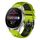 Per Huawei Watch 3 Pro 22mm Cinturino in silicone traspirante bicolore (lime + nero) Per Huawei Watch 3 Pro 22mm Cinturino in silicone traspirante bicolore (lime + nero)