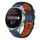 Per Huawei Watch 3 Pro 22mm Cinturino in silicone traspirante bicolore (blu notte + arancione) Per Huawei Watch 3 Pro 22mm Cinturino in silicone traspirante bicolore (blu notte + arancione)