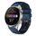 Per Huawei Watch 3 Pro 22mm Cinturino in silicone traspirante bicolore (blu notte + nero) Per Huawei Watch 3 Pro 22mm Cinturino in silicone traspirante bicolore (blu notte + nero)