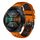 Per Huawei Watch GT 2E 22mm Cinturino in silicone traspirante bicolore (arancione + nero) Per Huawei Watch GT 2E 22mm Cinturino in silicone traspirante bicolore (arancione + nero)