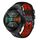 Per Huawei Watch GT 2E 22mm Cinturino in silicone traspirante bicolore (nero + rosso) Per Huawei Watch GT 2E 22mm Cinturino in silicone traspirante bicolore (nero + rosso)