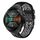Per Huawei Watch GT 2E 22mm Cinturino in silicone traspirante bicolore (nero + grigio) Per Huawei Watch GT 2E 22mm Cinturino in silicone traspirante bicolore (nero + grigio)