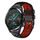 Per Huawei Watch GT2 46mm 22mm Cinturino in silicone traspirante bicolore (nero + rosso) Per Huawei Watch GT2 46mm 22mm Cinturino in silicone traspirante bicolore (nero + rosso)