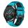 Per Huawei Watch GT2 46mm 22mm Cinturino in silicone traspirante bicolore (azzurro + nero) Per Huawei Watch GT2 46mm 22mm Cinturino in silicone traspirante bicolore (azzurro + nero)