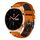 Cinturino per orologio in silicone traspirante bicolore da 22 mm For Honor Watch GS 3 (arancione + nero) Cinturino per orologio in silicone traspirante bicolore da 22 mm For Honor Watch GS 3 (arancione + nero)