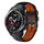 Cinturino per orologio in silicone traspirante bicolore For Honor Watch GS Pro 22mm (nero + arancione) Cinturino per orologio in silicone traspirante bicolore For Honor Watch GS Pro 22mm (nero + arancione)