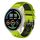 Per Xiaomi MI Watch Sport Cinturino in silicone traspirante bicolore da 22 mm (lime + nero)