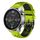 Per Xiaomi MI Watch Color 22mm Cinturino in silicone traspirante bicolore (lime + nero)